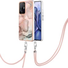 Mays Boutique Xiaomi 11T/11T Pro Yumuşak Tpu Tampon Kapak Mermer Ayrılabilir Kayış (Yurt Dışından)