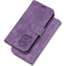 Mays Boutique Oneplus Nord N300 Için Kılıf Cüzdan Kılıf Flip Folio Kart Cep Kabartmalı (Yurt Dışından)