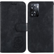 Mays Boutique Oneplus Nord N300 Için Kılıf Cüzdan Kılıf Flip Folio Kart Cep Kabartmalı (Yurt Dışından)