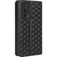 Mays Boutique Xiaomi Redmi Için Kılıf K60 / K60 Pro Manyetik Kapatma 3D Desen Pu Deri (Yurt Dışından)