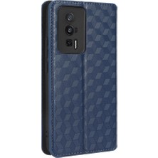 Mays Boutique Xiaomi Redmi Için Kılıf K60 / K60 Pro Manyetik Kapatma 3D Desen Pu Deri (Yurt Dışından)