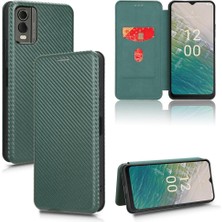 Mays Boutique Nokia C32 Deri Folio Flip Case Kart Ekleme Manyetik Fiber Için Kılıf (Yurt Dışından)