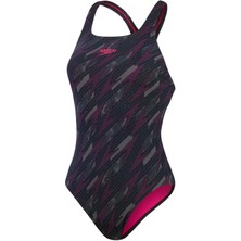 Speedo Hexagonal Medalist Swimsuit Kadın Yüzücü Mayosu
