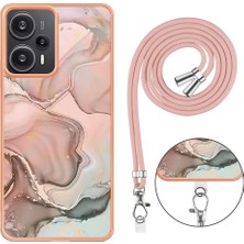 Mays Boutique Xiaomi Poco F5 5g Kapak Yumuşak Tpu Tampon Mermer Ayrılabilir Kayış (Yurt Dışından)