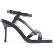Nine West Alına 4fx Siyah Kadın Topuklu Sandalet
