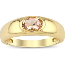 İryum Tasarım Morganite Tektaş Yüzük
