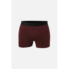 Mısırlı Erkek Modal Regular Fit Tekli Bordo Boxer  M Bxr Rf B
