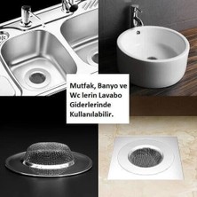 Yenimiyeni Paslanmaz Çelik Lavabo Süzgeci