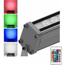 Msv Teknoloji 67 cm 24 Watt Rgb Wallwasher Duvar Boyama Rf Uzaktan Kumanda IP65