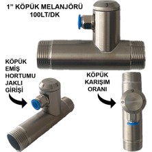 Bilgeden 1" Köpük Oranlayıcı Melanjör Köpük Mikseri-Foam Generator 100LT/DK