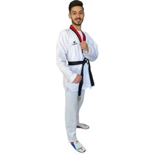 Jumok Poom Yaka Fitilli Taekwondo Elbisesi