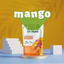 Cronuks Premium Çıtır Mango Cipsi %100 Doğal Ve Katkısız - Dondurularak Kurutulmuş Freeze Dried Kuru Mango