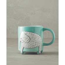 English Home Tiny Elephant Dolomite Kupa Yeşil