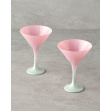 English Home Cecilia Cam 2 Parça 2 Kişilik Cup 175 ml Pembe - Yeşil