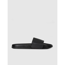 Cabani Siyah Kauçuk Tabanlı Erkek Terlik