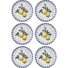 The Mia Odore Di Limone Servis Tabağı 6lı Set 26 cm ODL004