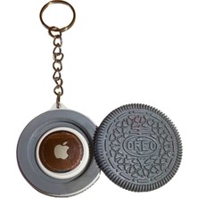 Soylu Pet Apple Airtag Uyumlu Oreo Anahtarlıklı Kılıf  3D Baskı