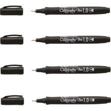 Artline Supreme Calligraphy Pen 1.0 Black 4 Adet