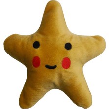 Mata Dogs Star 1 Sesli, Peluş Nakışlı Küçük Irk ve Yavru Köpek Oyuncağı 13 cm