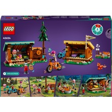 LEGO Friends Macera Kampı Şirin Kulübeler 42624 - 7 Yaş ve Üzeri Çocuklar için Tilki Figürü İçeren Yaratıcı Oyuncak Yapım Seti (437 Parça)