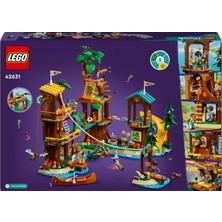 LEGO Friends Macera Kampı Ağaç Ev 42631 - 8 Yaş ve Üzeri Çocuklar için Leo, Aliya, Jamila ve Olly Minifigürü İçeren Yaratıcı Oyuncak Yapım Seti (1128 Parça)