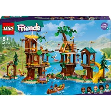 LEGO Friends Macera Kampı Ağaç Ev 42631 - 8 Yaş ve Üzeri Çocuklar için Leo, Aliya, Jamila ve Olly Minifigürü İçeren Yaratıcı Oyuncak Yapım Seti (1128 Parça)