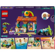 LEGO Friends Meyveli İçecek Plaj Standı 42625 - 6 Yaş ve Üzeri Çocuklar için Kaplumbağa Figürü İçeren Yaratıcı Oyuncak Yapım Seti (213 Parça)