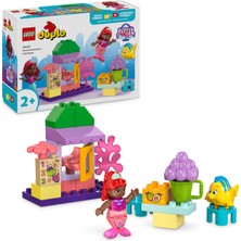 LEGO® DUPLO® | Disney Ariel ve Flounder’ın Kafe Standı 10420 - 2 Yaş ve Üzeri Çocuklar İçin Küçük Deniz Kızı İçeren Eğitici Oyuncak Yapım Seti (22 Parça)