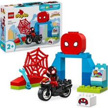 LEGO® DUPLO® Marvel Spin’in Motosiklet Macerası 10424 -2 Yaş ve Üzeri Çocuklar İçin Örümcek Adam Figürü İçeren Eğitici Oyuncak Yapım Seti (24 Parça)