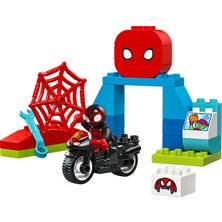 LEGO® DUPLO® Marvel Spin’in Motosiklet Macerası 10424 -2 Yaş ve Üzeri Çocuklar İçin Örümcek Adam Figürü İçeren Eğitici Oyuncak Yapım Seti (24 Parça)