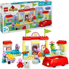 LEGO® DUPLO® Peppa Pig Süpermarket 10434 - 2 Yaş ve Üzeri Çocuklar için Peppa Pig Minifigürü İçeren Eğitici Oyuncak Yapım Seti (70 Parça)