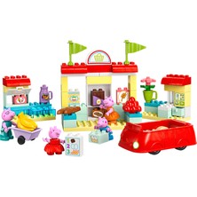 LEGO® DUPLO® Peppa Pig Süpermarket 10434 - 2 Yaş ve Üzeri Çocuklar için Peppa Pig Minifigürü İçeren Eğitici Oyuncak Yapım Seti (70 Parça)