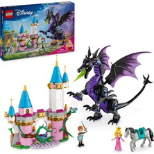 LEGO® | Disney Princess Malefiz'in Ejderha Formu 43240 - 7 Yaş ve Üzeri Uyuyan Güzel Hayranları için Yaratıcı Oyuncak Yapım Seti (583 Parça)