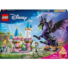 LEGO® | Disney Princess Malefiz'in Ejderha Formu 43240 - 7 Yaş ve Üzeri Uyuyan Güzel Hayranları için Yaratıcı Oyuncak Yapım Seti (583 Parça)