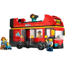 LEGO City Kırmızı İki Katlı Gezi Otobüsü 60407 - 7 Yaş ve Üzeri Çocuklar için Yaratıcı Oyuncak Yapım Seti (384 Parça)