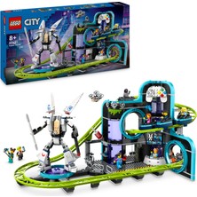 LEGO® City Robot Dünyası Hız Treni Parkı 60421 - 8 Yaş ve Üzeri Çocuklar için Yaratıcı Oyuncak Yapım Seti (986 Parça)