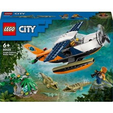 LEGO® City Orman Kaşifinin Deniz Uçağı 60425 - 6 Yaş ve Üzeri Çocuklar için Yaratıcı Oyuncak Yapım Seti
