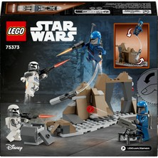 LEGO® Star Wars: The Mandalorian Mandalore Pususu Savaş Paketi 75373 - 6 Yaş ve Üzeri Çocuklar için 4 Minifigür İçeren Koleksiyonluk Yaratıcı Oyuncak Yapım Seti (109 Parça)