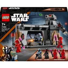 LEGO® Star Wars: The Mandalorian Paz Vizsla™ ve Moff Gideon™ Savaşı 75386 - 7 Yaş ve Üzeri Çocuklar için İnşa Edilebilen Koleksiyonluk Yaratıcı Oyuncak Yapım Seti (289 Parça)