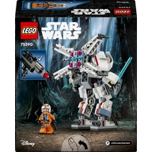 LEGO Star Wars# Luke Skywalker# X-Wing# Robotu 75390 - 6 Yaş ve Üzeri Çocuklar için İnşa Edilebilen Koleksiyonluk Yaratıcı Oyuncak Yapım Seti (195 Parça)