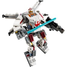 LEGO Star Wars# Luke Skywalker# X-Wing# Robotu 75390 - 6 Yaş ve Üzeri Çocuklar için İnşa Edilebilen Koleksiyonluk Yaratıcı Oyuncak Yapım Seti (195 Parça)