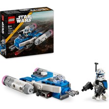 LEGO® Star Wars: Klon Savaşları Yüzbaşı Rex™ Y-Wing™ Mikro Savaşçı 75391 - 6 Yaş ve Üzeri Çocuklar için Yaratıcı Oyuncak Yapım Seti (99 Parça)