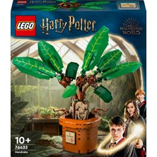 LEGO Harry Potter# Adamotu 76433 - 10 Yaş ve Üzeri Çocuklar için Koleksiyonluk Saksılı Adamotu Oyuncak Figürü Yapım Seti (579 Parça)