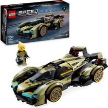 LEGO Speed Champions Lamborghini Lambo V12 Vision GT Süper Araba 76923 # 10 Yaş ve Üzeri Araç Tutkunları İçin Yaratıcı Oyuncak Yapım Seti (230 Parça)