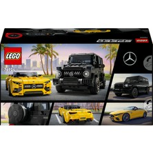 LEGO Speed Champions Mercedes-AMG G 63 ve Mercedes-AMG SL 63 76924 # 10 Yaş ve Üzeri Araç Tutkunları için 2 İnşa Edilebilen Model İçeren Yaratıcı Oyuncak Yapım Seti (808 Parça)