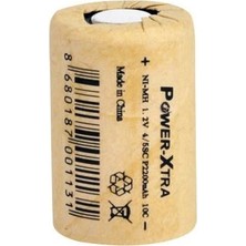 Power-Xtra 1.2V Ni-Mh 4/5SC 2200 mAh Power Type Kağıt Şarjlı Pil