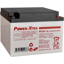 Power-xtra 12V 26Ah Bakımsız Akü