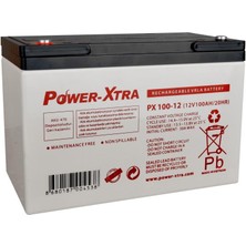 Power-Xtra 12V 100 Ah Bakımsız Kuru Akü