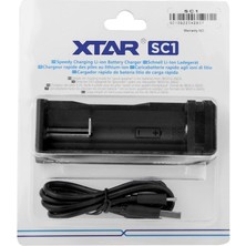 Xtar SC1 - Taşınabilir Hızlı Li-ion Pil Şarj Cihazı / 1li