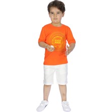 Ruck&maul 21241 Jr Erkek Çocuk Turuncu Tişört